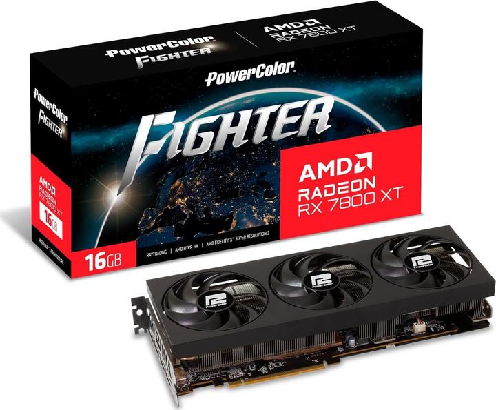 Actual product image Powercolor RX 7800 XT Fighter (16 GB)