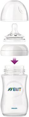 Image du produit Philips Avent Bouteille en verre naturel (240 ml)