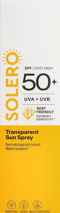 Immagine prodotto Solero Transparent Sonnensp SPF50+ 150ml (Spray solare, SPF 50+, 200 ml)