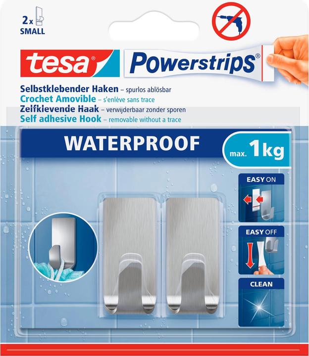 tesa Powerstrips Waterproof Haken ZOOM