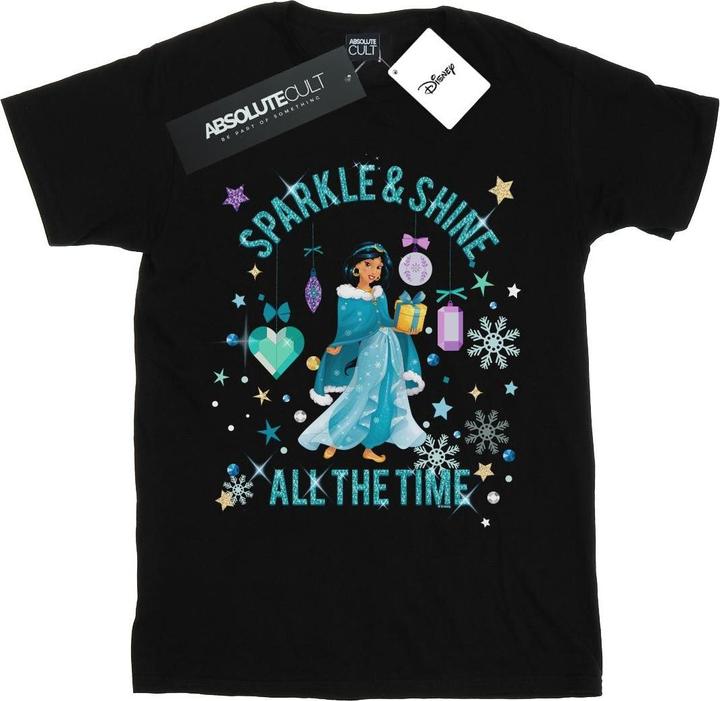 Disney Princess Jasmine Sparkle And Shine TShirt (S)