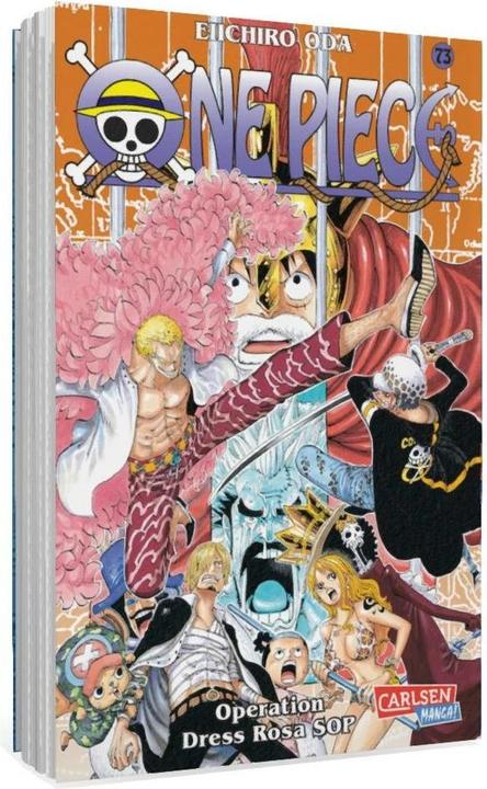 Immagine prodotto One Piece, Band 73. Operation Dress Rosa SOP (Tedesco, Eiichiro Oda, 2015)