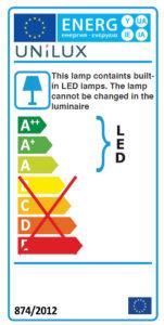 Energy Label Unilux Travelight (350 lm)