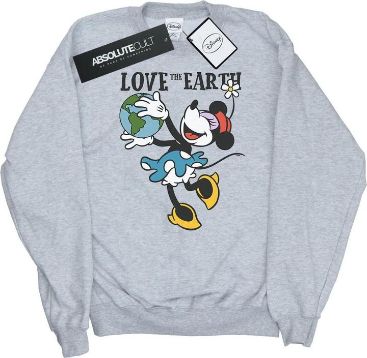 Disney Mickey Mouse Love The Earth Sweatshirt Mädchen (152, 158)