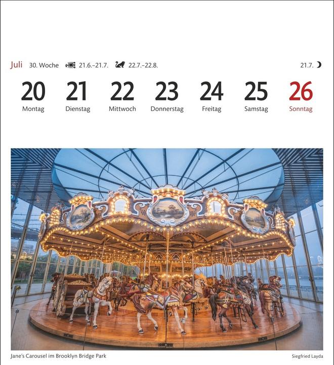 Actual product image Harenberg New York Sehnsuchtskalender 2026 - Wochenkalender mit 53 Postkarten (German)