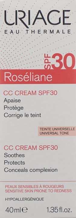 Actual product image Uriage Roséliane CC Cream SPF30 Cream (Medium Tint)