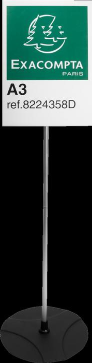 Image du produit Exacompta Présentoir sur pied aluminium vertical A3 - Cristal (A3)