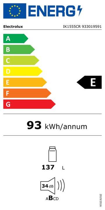 Energie-Label Electrolux IK1555CR (137 l)
