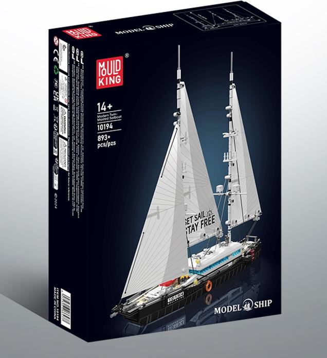 Produktbild Mould King Modernes Zweimast-Segelboot