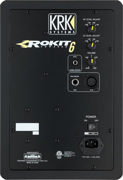 Image du produit KRK Rokit 6 G3 (Actif, 1 pièce, 1x 73 W)
