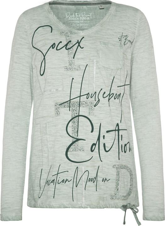 Produktbild Soccx Longsleeve ROCK THE BOAT Langarmshirt (XS)