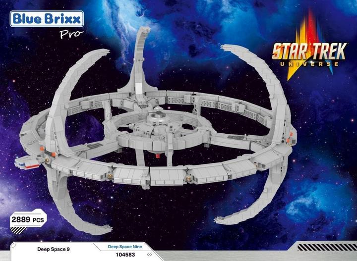 Actual product image Blue Brixx Star Trek Space Station Deep Space Nine
