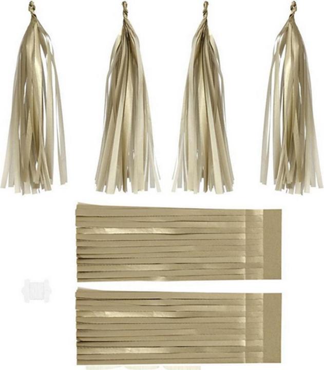 Produktbild Creativ Company Papier-Quasten gold