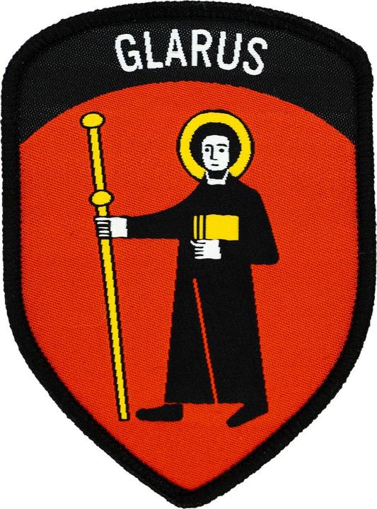 Charlie Mike Klettabzeichen Kantonswappen Glarus