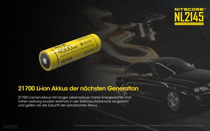 Produktbild Nitecore NL2145 (21700, 4500 mAh)