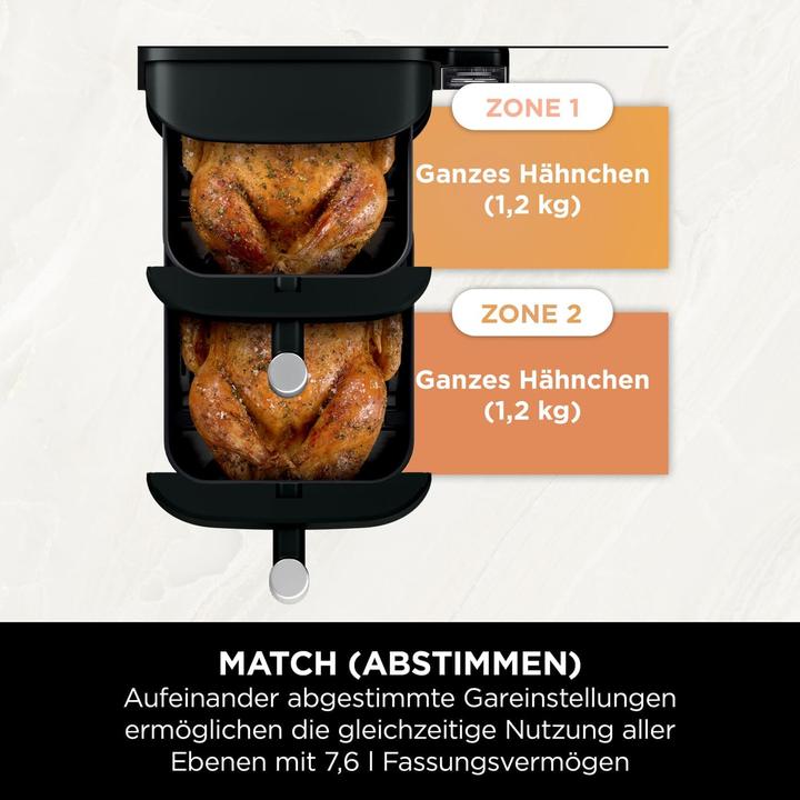 Image du produit Ninja Friteuse à air chaud Double Stack, 7,6 L
