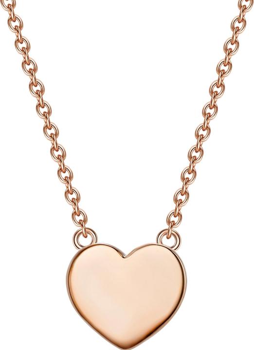 Immagine prodotto Glanzstücke München Cuore da donna in argento rosa oro 40,0 cm di base + 5,0 cm di estensione - 8968 (Argento, 40 - 45 cm)