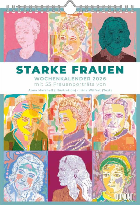 Produktbild Starke Frauen Wochenkalender 2026 – Porträts und Biografien auf 53 Wochenblättern – Format 21,0 x (Harter Einband, Deutsch)