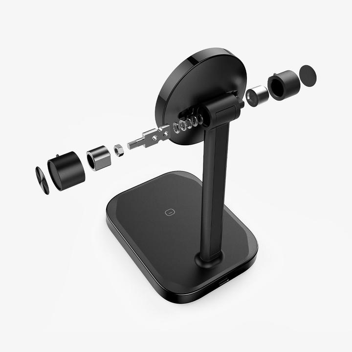 Actual product image Spigen ArcField PF2100 Stand with MagSafe Charger - Black (20 W)