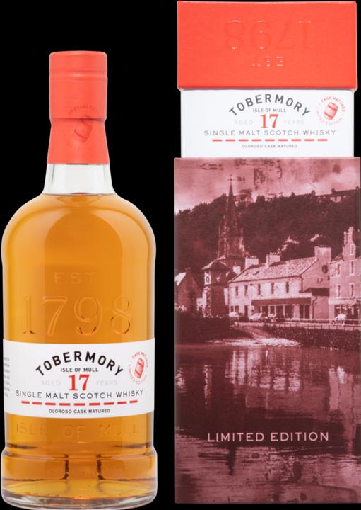 Actual product image Tobermory 2004 17 Year Old Oloroso Cask (Scotch whisky)