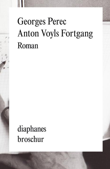 Produktbild Anton Voyls Fortgang (Deutsch, Georges Perec, 2013)