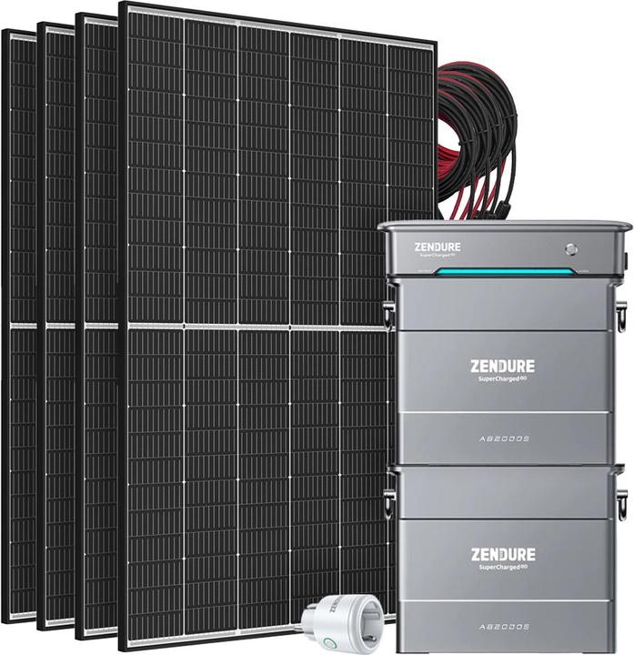 Produktbild Offgridtec SolarFlow 3,84kWh 1780W Hyper 2000 Balkonkraftwerk Dual-Glas TOPCon inkl. Satellite Smart Plug (1200 W)