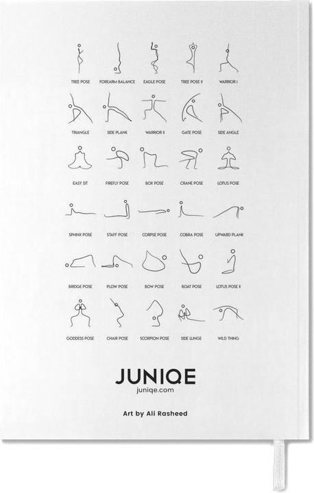 Actual product image Juniqe Yoga Cards - Cobra Pose - Sports (A5, English)