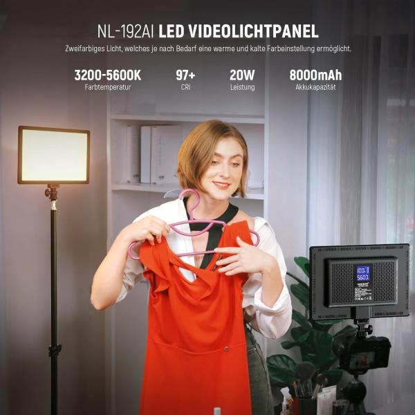 Immagine prodotto Neewer Luce continua NL192AI Luce d'area a LED