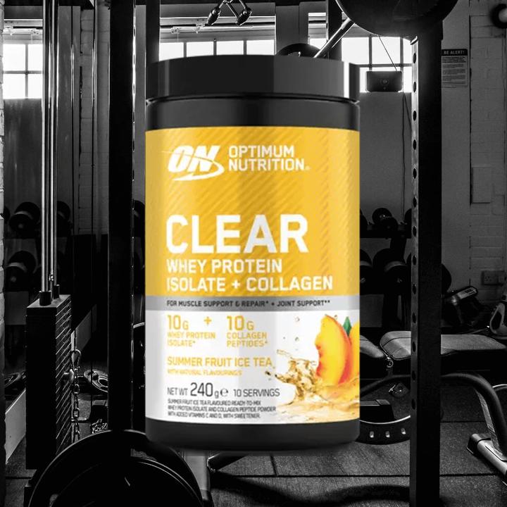 Actual product image Optimum Nutrition Clear Whey Protein Isolate + Collagen (1 pcs., 240 g)