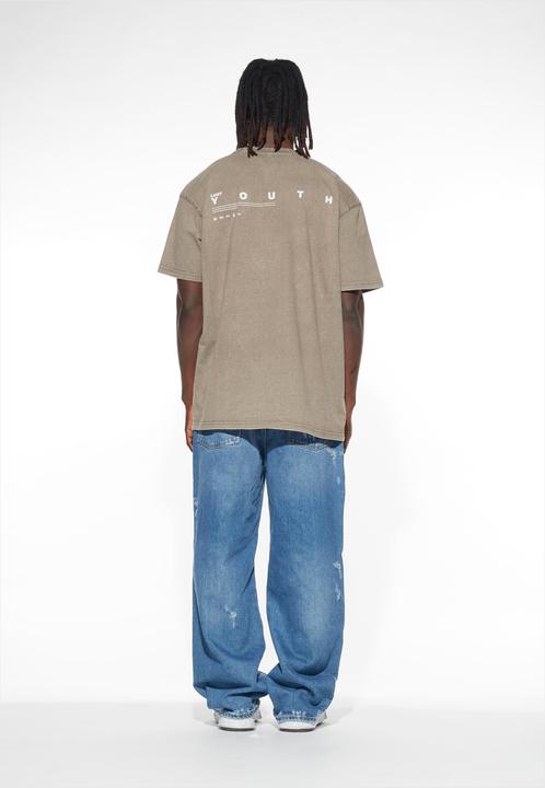 Immagine prodotto Lost Youth T-SHIRT LY LAVATA CON ACIDO COLOR TORTORA - 105673 (M)