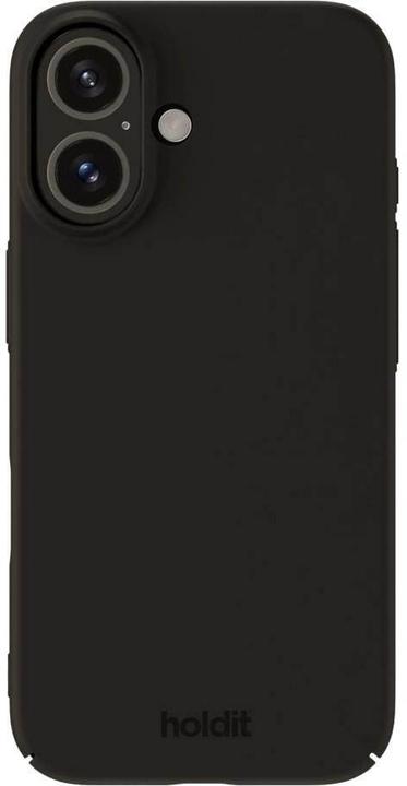 Holdit Silicone Case iPhone 16 Black (Apple iPhone 16)