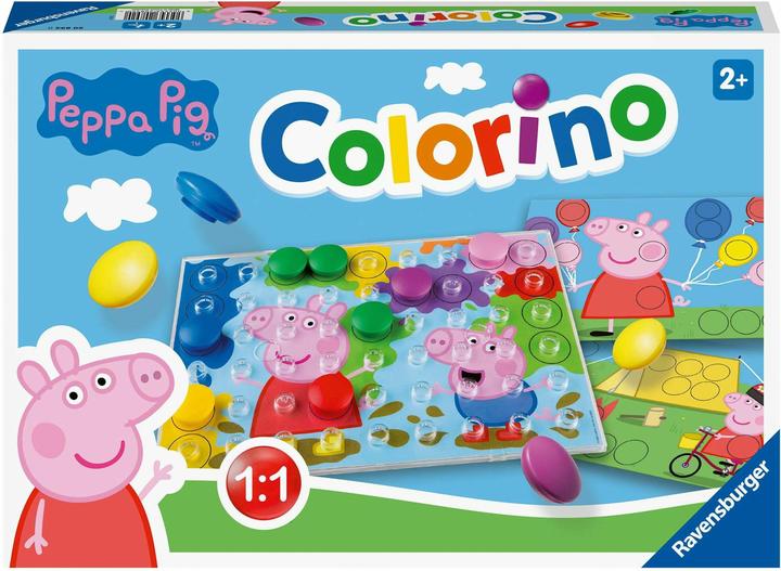 Image du produit Ravensburger Peppa Pig Colorino - Jeu pour enfants (Anglais, Portugais, Néerlandais, Allemand, Français, Espagnol, Italien)