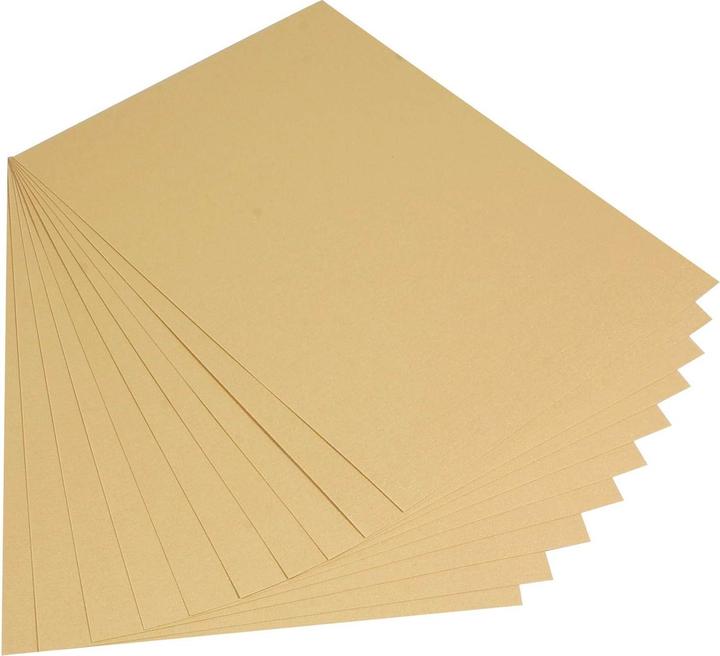 Image du produit Folia Carton d'argile, (l)500 x (h)700 mm, 220 g/qm, doré mat (10 x)