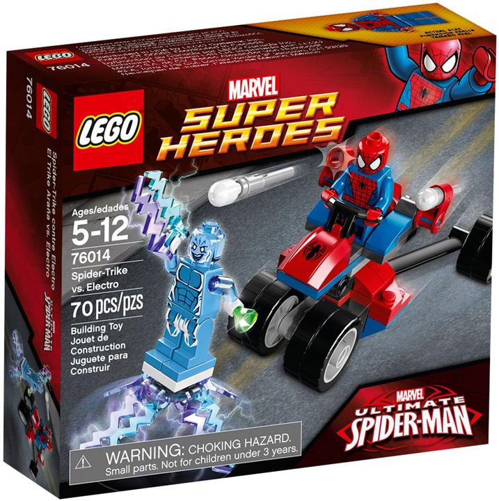 Actual product image LEGO Super Heroes Spider-Trike vs. Electro (76014, LEGO Marvel)