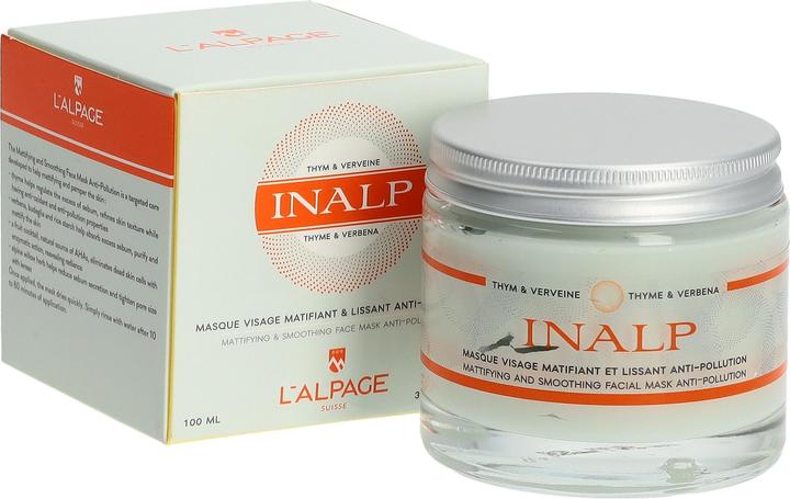 Actual product image L'Alpage Suisse Mattifying & Smoothing Face Mask Anti-Pollution (100 ml)