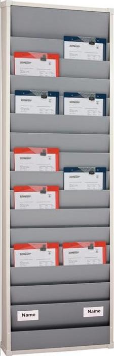 Actual product image Eichner Workshop planner H1757xW554xD76 mm grey 2-row