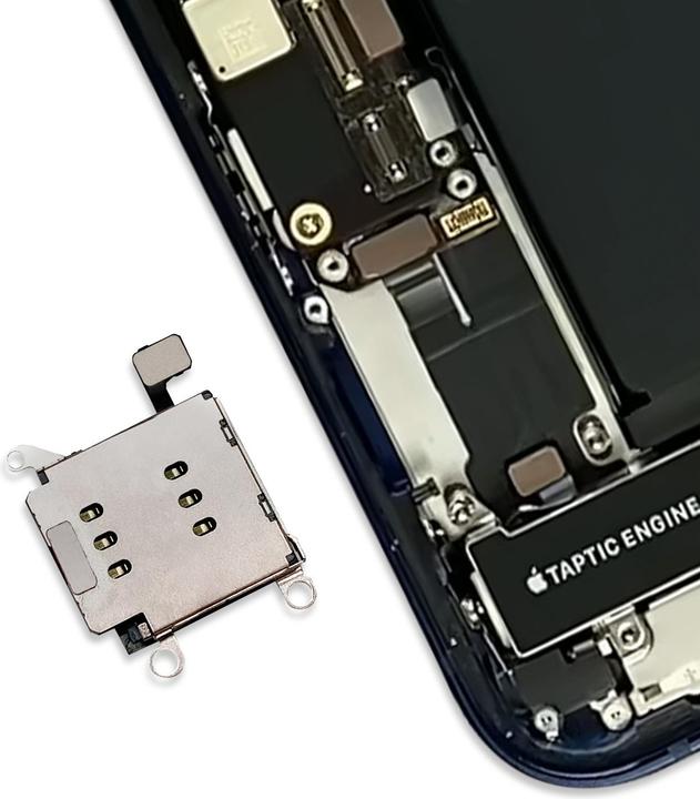 Actual product image Clappio SIM card reader spare part (iPhone 12)