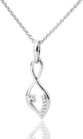 Breuning ANHÄNGER - BRILL. 0,06 Ct. H/si (750/18 K Gold)