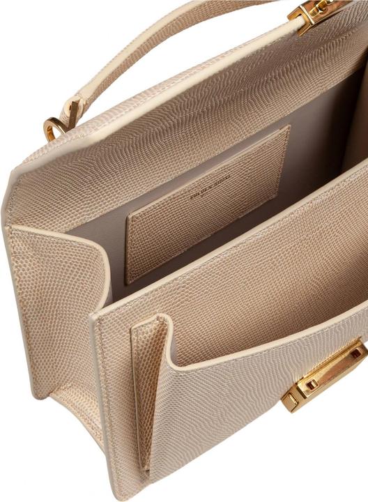 Actual product image Golden Goose bag venezia tejus i leather with python pattern color vanilla