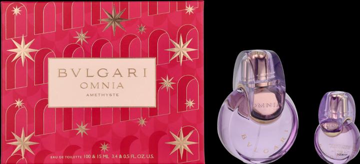 Actual product image Bulgari Bvlgari Omnia Amethyst Christmas 2023 Eau de Toilette 100 / Eau de Toilette 15 (Eau de toilette, 115 ml)