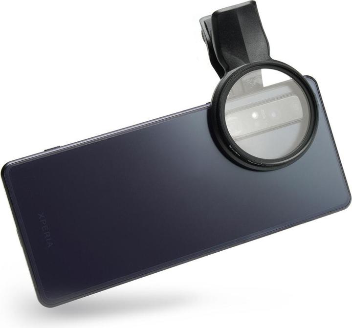 Image du produit Kenko Exapro Smartphone Black Mist Filter Clip 49mm (49 mm, Filtres d'effet, Filtre gris neutre, 49 mm)