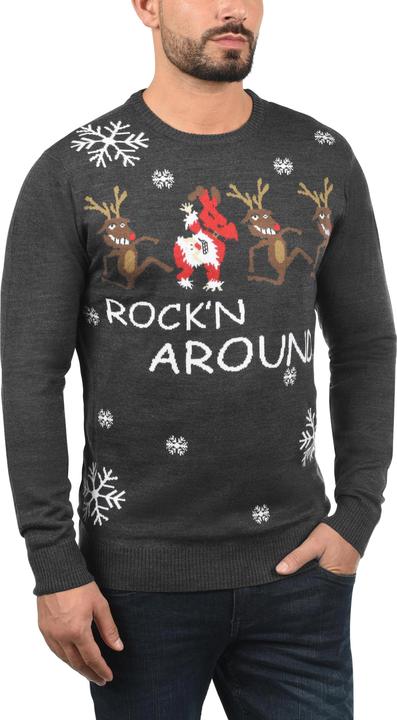 Image du produit Blend Rudolph Pull En Maille De Noël Pull-Over Tricot Pour Homme Avec Encolure Rond (S)