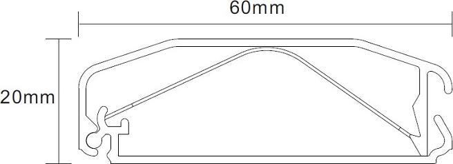 Actual product image Audioraq Cable duct By Audiolab white (Duct, 110 cm)