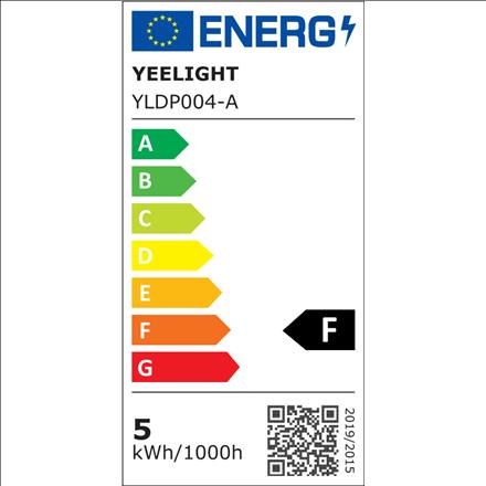 Energy Label Yeelight W3 (GU10, 4.50 W, 350 lm, 4 x, F)