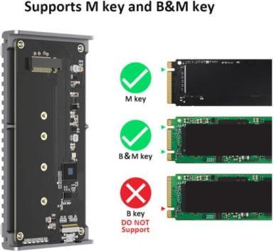 Image du produit LMP DataFlash USB4 SSD,enclosure for NVMe PCIe SSD USB4 (2.5")