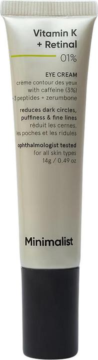 Minimalist Vitamin K + Retinal 01% Eye Cream (Crème, Nacht)