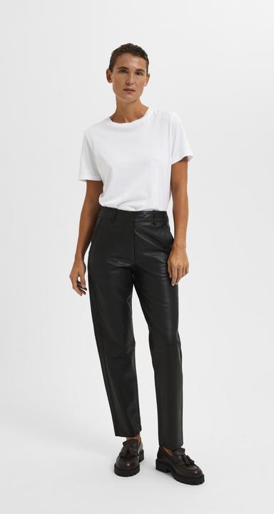 Actual product image Selected Femme Tapered leather pants (Frequency band 38 (2600 MHz))