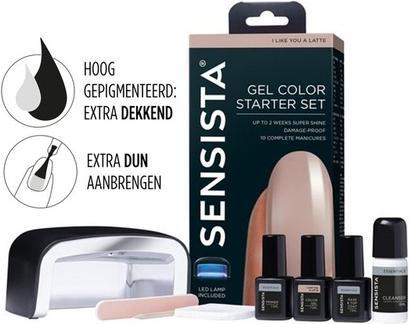 Actual product image Sensista Gel Color Starter Set I Like You A Latte - Nude (I Like You A Latte - Nude)