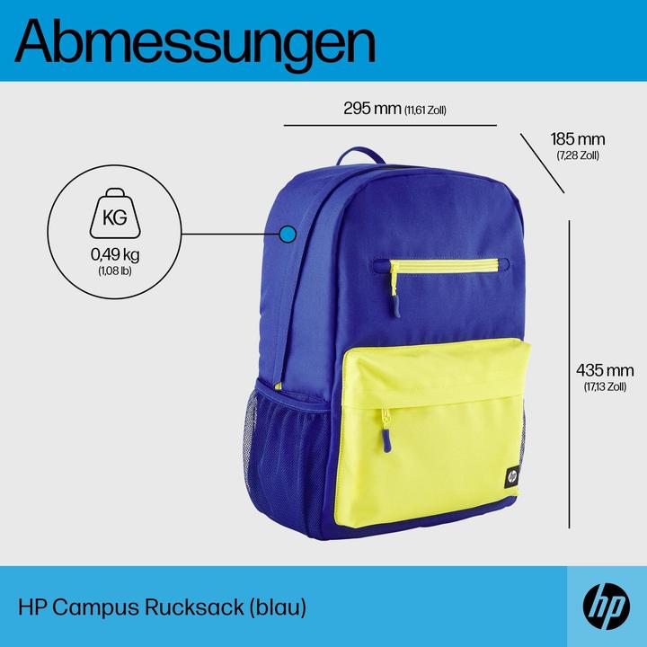 Image du produit HP Sac à dos Campus Blue (17 l)
