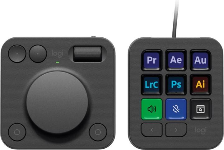 Actual product image Logitech Mx Creative Console (Without keyboard layout, Cable)